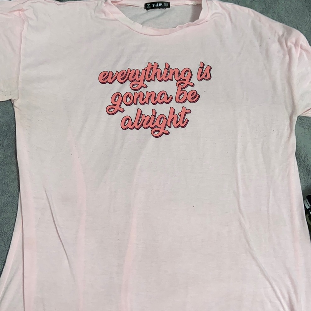 Everything is gonna be alright over size T
